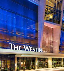Front view of the hotel, The Westin
